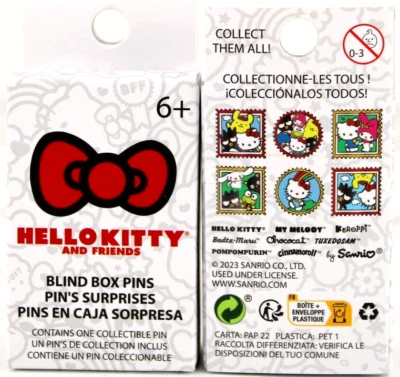 Loungefly Sanrio Hello Kitty & Friends Emaille Pins Stempel 2 Blindboxen - Bild 1 von 4