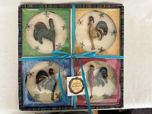 Rooster Cock Plate 4 1/2" 3D Trivet MWW Market Cindy Shamp Wall Mount Country - Picture 1 of 9
