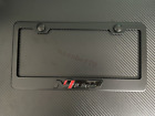 1x (red /black) N Line 3D Emblem BLACK Stainless License Plate Frame RUST FREE