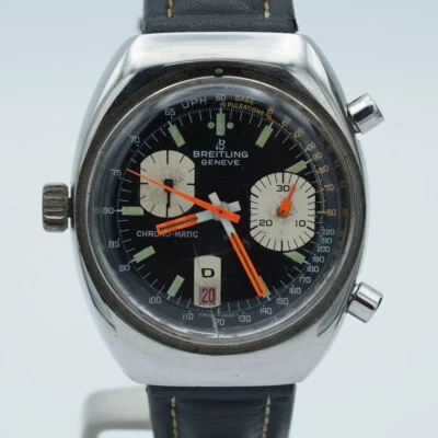 BREITLING NAVITIMER CHRONO-MATIC HERREN UHR 2112 STAHL 39MM SCHÖN BR284 - Bild 1 von 4