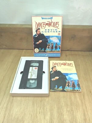 DANCES WITH WOLVES - Ltd Ed. VHS Box Set 1992 Widescreen & Colour Booklet RARE - Image 1 of 4