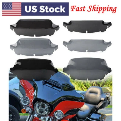 Windshield Wave Wind Screen Fit Harley Touring Electra Street Glide 2014-2021 US - Image 1 of 4