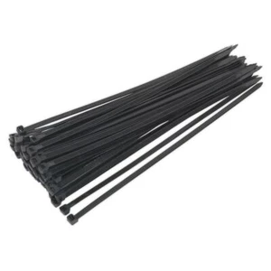 Sealey CT35076P50 Cable Ties 350 x 7.6mm Black Pack of 50 - Picture 1 of 1