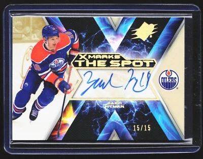 2023-24 SPx X Marks the Spot Auto Zach Hyman #XM-ZH Bookend 15/15 - Image 1 of 3