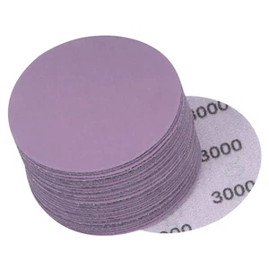 30Pcs 3000 Grits Purple Sanding Discs for WOOD METAL PAINT FINISHING Wet Dry - Picture 1 of 5