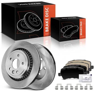 6x Rotores de disco traseros diestros y pastillas de freno de cerámica para Volvo XC60 2010-2017 ventilados Foto 1 de 4