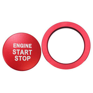 Push Trim With Starter Ring Stop Button Cover Car Engine Practical Beautiful
