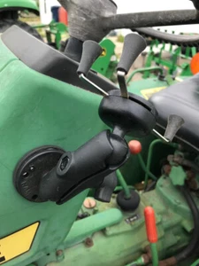 RAM Magnétique Support pour IPHONE 16, Pro, Max, Plus - Atv ,Tracteur,Forklift, - Photo 1 sur 17