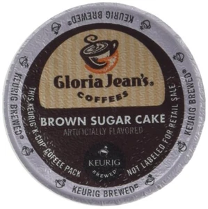 96/PACK - Gloria Jean's Brown Sugar Cake Café K-Cup Vainas EMBALAJE A GRANEL - Imagen 1 de 1
