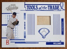 Ted WILLIAMS 2005 Playoff Absolute Tools of the Trade Bat Relic #TT-185 158/250