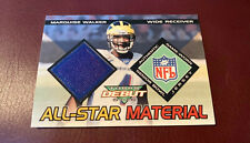 2002 Topps Debut All-Star Materials #AM-MW Marquise Walker Michigan Wolverines