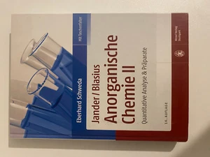 Jandr / Blasius - Anorganische Chemie II - Quantitative Analyse & Präparate - Bild 1 von 3