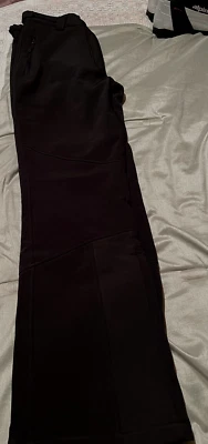 CB Sports Ski Snowboard Windbreaker Black Insulated Zip Pockets Pants Size M new - Image 1 of 4