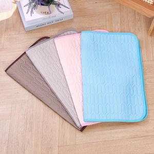 Summer Ice Silk Breathable Pet Cooling Mat for Cats Dogs Latex Pad Sleep Mat - Picture 1 of 16