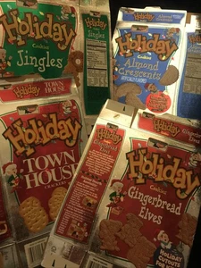 4, Keebler Elfen, Vintage, 1998, glänzend, Urlaub, Snackboxen, Aktivitäten auf dem Rücken - Bild 1 von 10