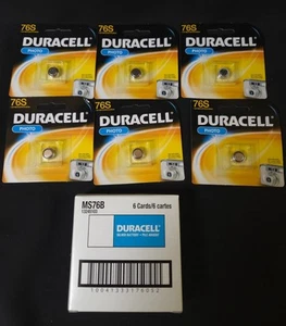 Baterías Duracell MS76B 76S, paquete de 6 - Imagen 1 de 1