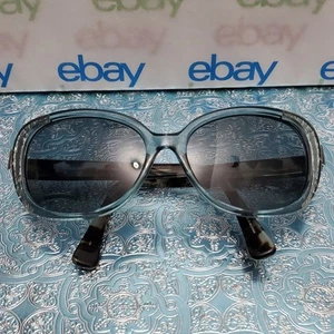 COACH HC 8172 L153 Crystal Teal/Snow Leopard Tortoise 56□16 140 Eyeglasses Frame - Picture 1 of 24