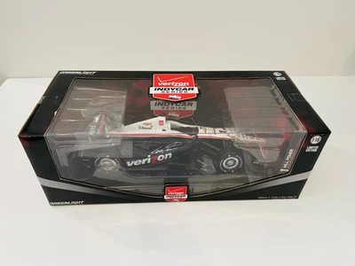 Will Power firmado 2015 #1 Verizon Team Penske IndyCar 1/18 Greenlight Diecast Foto 1 de 4