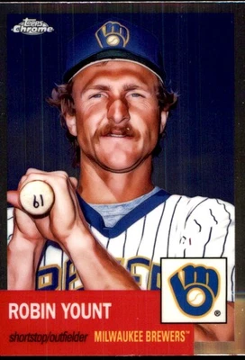 Robin Yount 2022 Topps Chrome Platinum Anniversary #409 Brewers MLB READ - Image 1 of 2