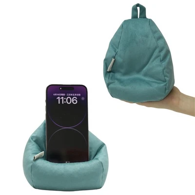 2 piezas Cubierta de Mini Bolsa de Frijoles Silla Teléfono Celular Soporte (Sin Relleno) Ultra Suave Mi... Foto 1 de 4