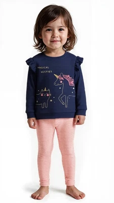 Carters Baby Girls 2-Pc. Fleece Sweatshirt and Leggings Set - Image 1 of 4