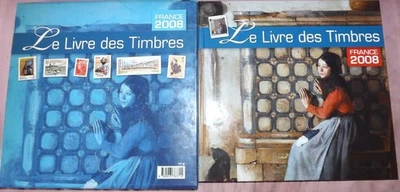 COFFRET LE LIVRE DES TIMBRES France 2008 AVEC ETUI VIDE DES TIMBRES - Photo 1/4