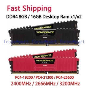 CORSAIR Vengeance LPX 8GB 16GB DDR4 3200 2666 2400 MHz DIMM Desktop RAM 288-Pin - Picture 1 of 9