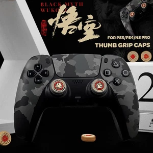 Black Myth Wukong Thumb Grips Thumbsticks Cover for Switch Pro Controller /PS5 - Picture 1 of 11