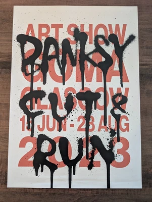 Banksy Cut and Run Art Show Poster 2023 - Image 1 of 4