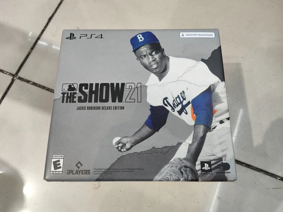 MLB The Show 21 Jackie Robinson Deluxe Edition PS4 PS5 - w/ Snapback Hat NEW - Image 1 of 4