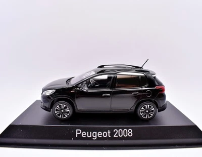 Modellino auto scala 1:43 peugeot 2008 black norev diecast modellismo statico - Immagine 1 di 4