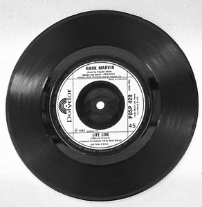 " LIFE LINE"   BY  HANK MARVIN (THE SHADOWS)  UK EDITION SP - Picture 1 of 3