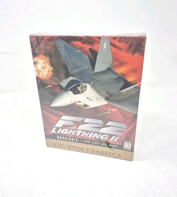 F-22 Lightning II EA Classics  - PC CD-ROM Big Box - New Sealed - See Desc - Image 1 of 4