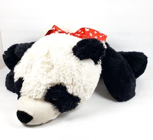 Unbranded Panda Bear Black White 25" Inch Floppy Stuffed Animal Plush Toy - Picture 1 of 11