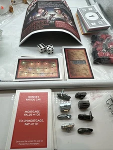 Monopoly Stranger Things Gettoni di Ricambio Carte Soldi Case Alberghi - Foto 1 di 6