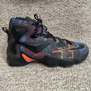 Nike LeBron 13 Akronite Sneakers Mens Size 11 807219-008 Basketball Colorful EUC - Picture 1 of 14