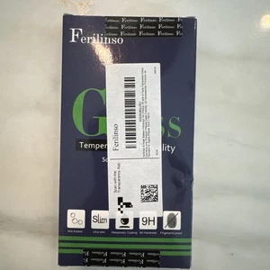 Ferilinso 4 Pack Screen Protector for iPhone 15 with 4 Pack Tempered Glass - NEW - Picture 1 of 2