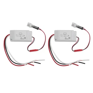 2x Lichtsteuerungssensorschalter Dämmerungsschalter Photoelektrischer Schalter - Bild 1 von 18