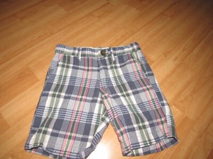 J. CREW CREWCUTS Boy's Sz 6 Preppy Plaid Shorts Cotton Adjustable Waist 6" Ins - Picture 1 of 5