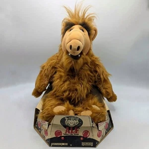 Muñeca de peluche ALF de colección 18 pulgadas 1986 caja original nave espacial Coleco vintage alienígena - Imagen 1 de 11