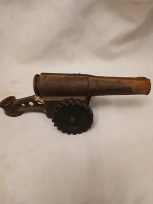 Juguete antiguo de hierro fundido Big Bang Cannon Premier Toys de colección 9" piezas modelo #7 Foto 1 de 2