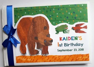 Childrens book characters birthday guest book, album, gift - Picture 1 of 3