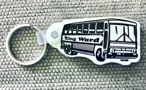 Vintage King Ward Bus Transportation Key Chain Holder - Picture 1 of 2