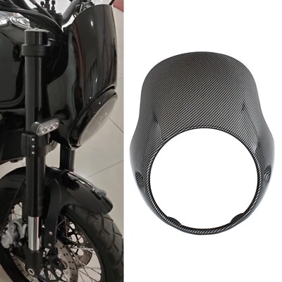 Carenado de faros de motocicleta de 8" para Triumph BONNEVILLE T100 T120 Thruxton Foto 1 de 4