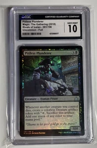 MTG 2018 Pitiless Plunderer Rivals Of Ixalan Foil #081 CGC Graded 10 POP 5 - Bild 1 von 2