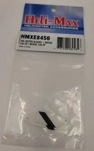 Heli Max Tail Rotor Blades Novus 125 CP Novus 125 FP Rc Helicopter HMXE8456 - Picture 1 of 1