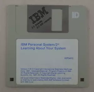 1991 IBM Personal System/2 Lernen über Ihr System 3,5 Zoll Festplatte Vintage #707 - Bild 1 von 2