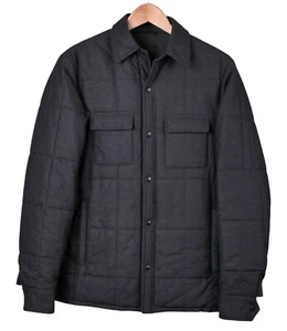 Abrigo Chaqueta Aspesi Gris Carbón 100% Lana Acolchada Acolchada Termore Utilidad S - Imagen 1 de 10
