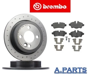 BREMBO BREMSENSATZ KOMPLETT GELOCHT HINTENACHSE 259 mm MINI R55 R56 R57 R58 R59 - Bild 1 von 1