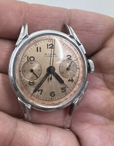 Vintage Rima Chronometer 1940's Beautiful Dial Serviced 35mm